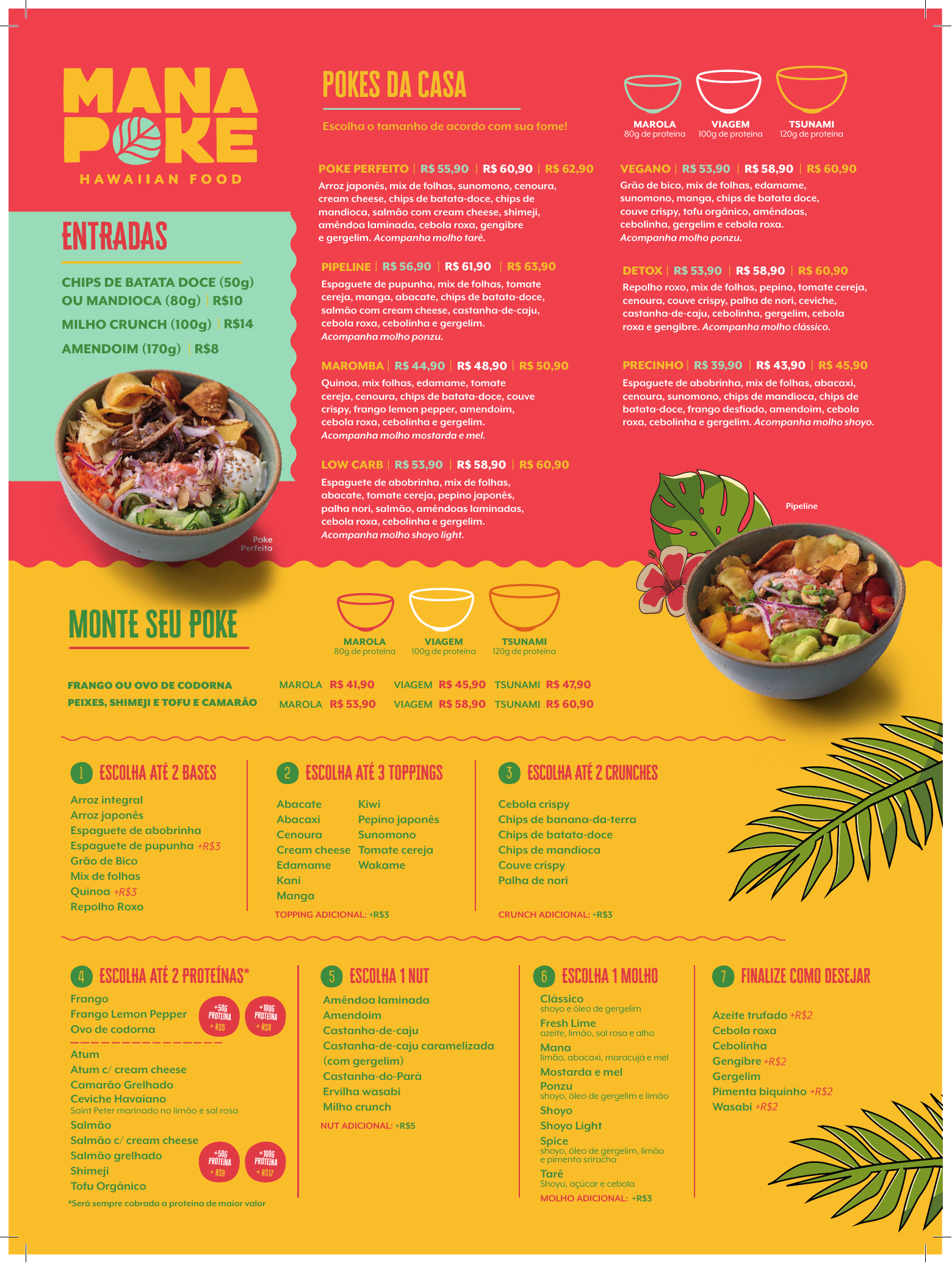 Cardápio Mana Poke Maceió - página 1